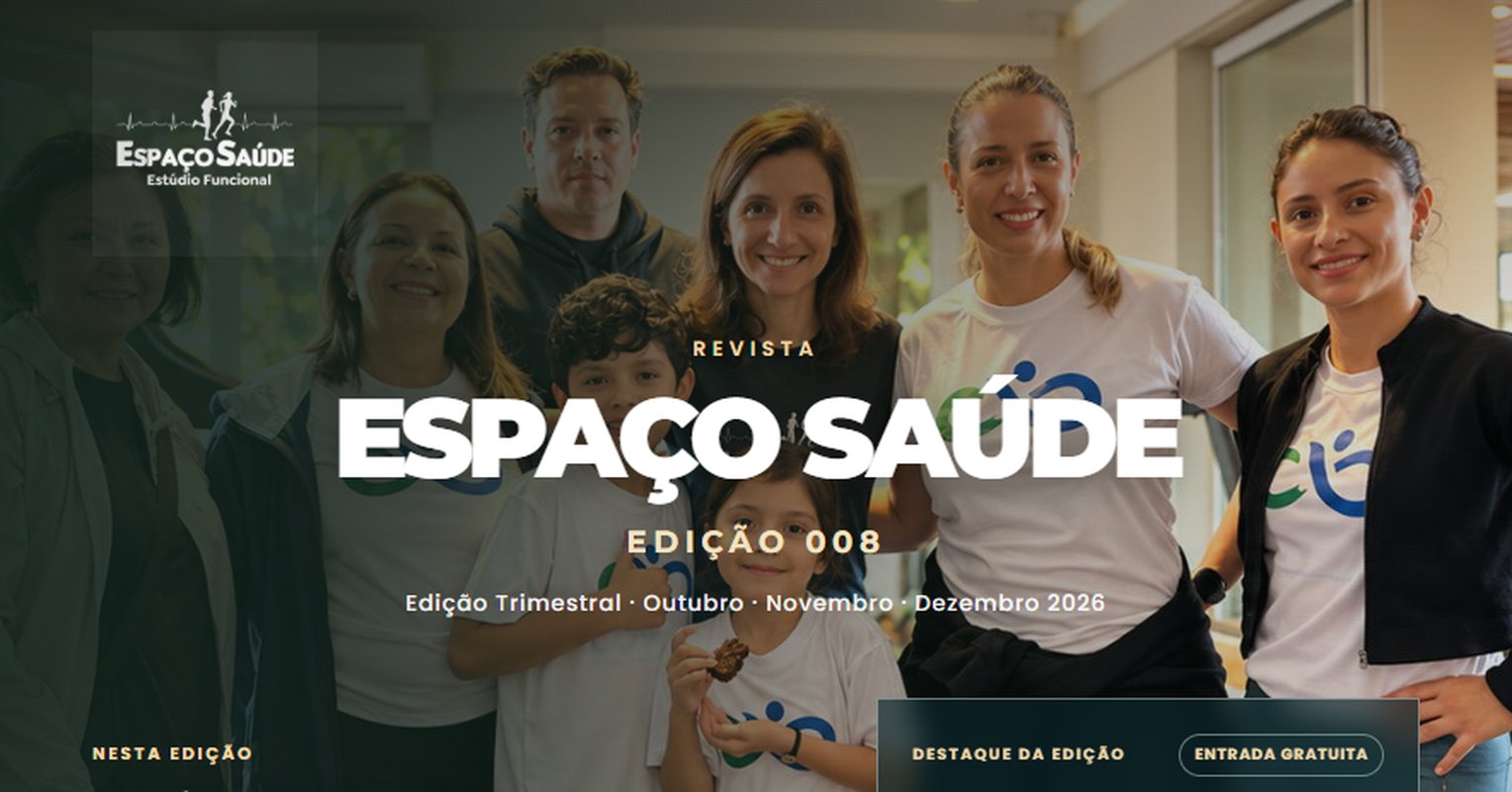 Revista Espaço Saúde — Edição 008, outubro a dezembro de 2026