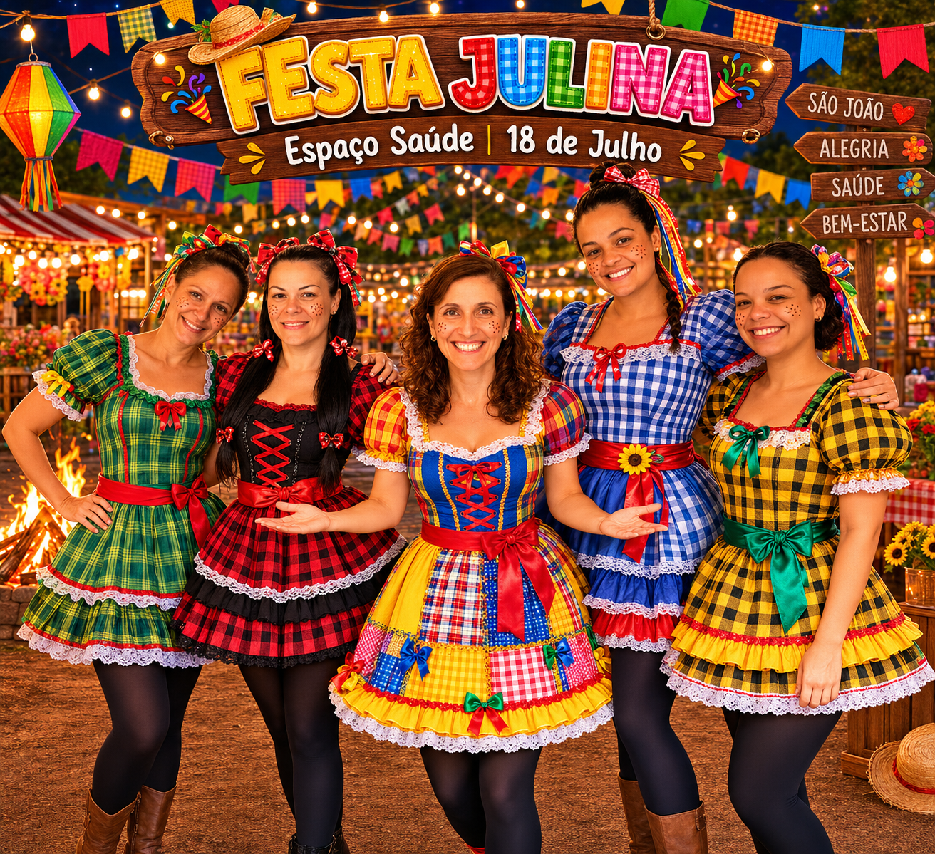 Festa Julina Espaço Saúde · 18 de Julho